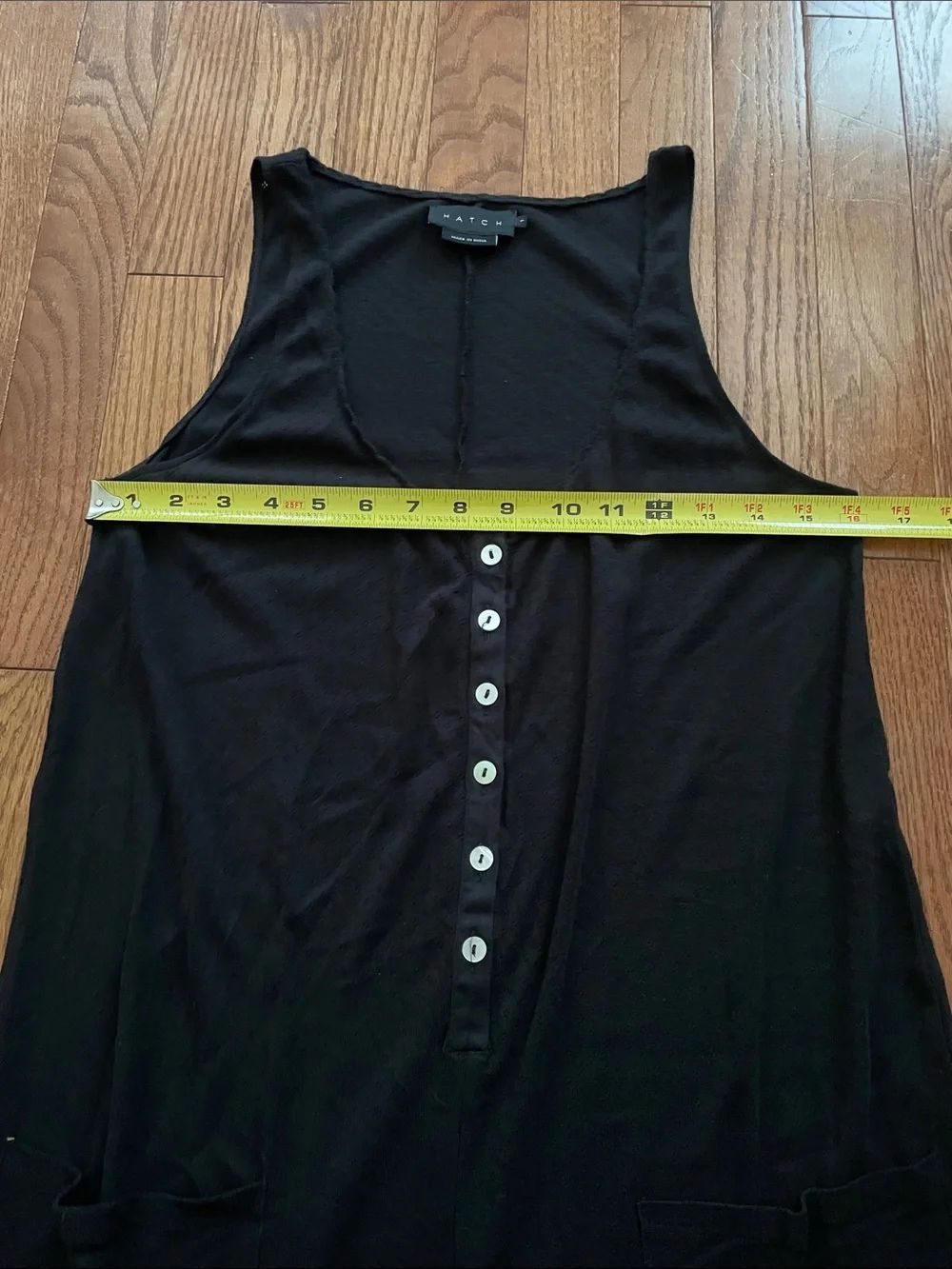 Hatch The 24/7 Black Nursing Wide Leg Maternity Jumpsuit Sz 1/Small - Picture 6 of 11